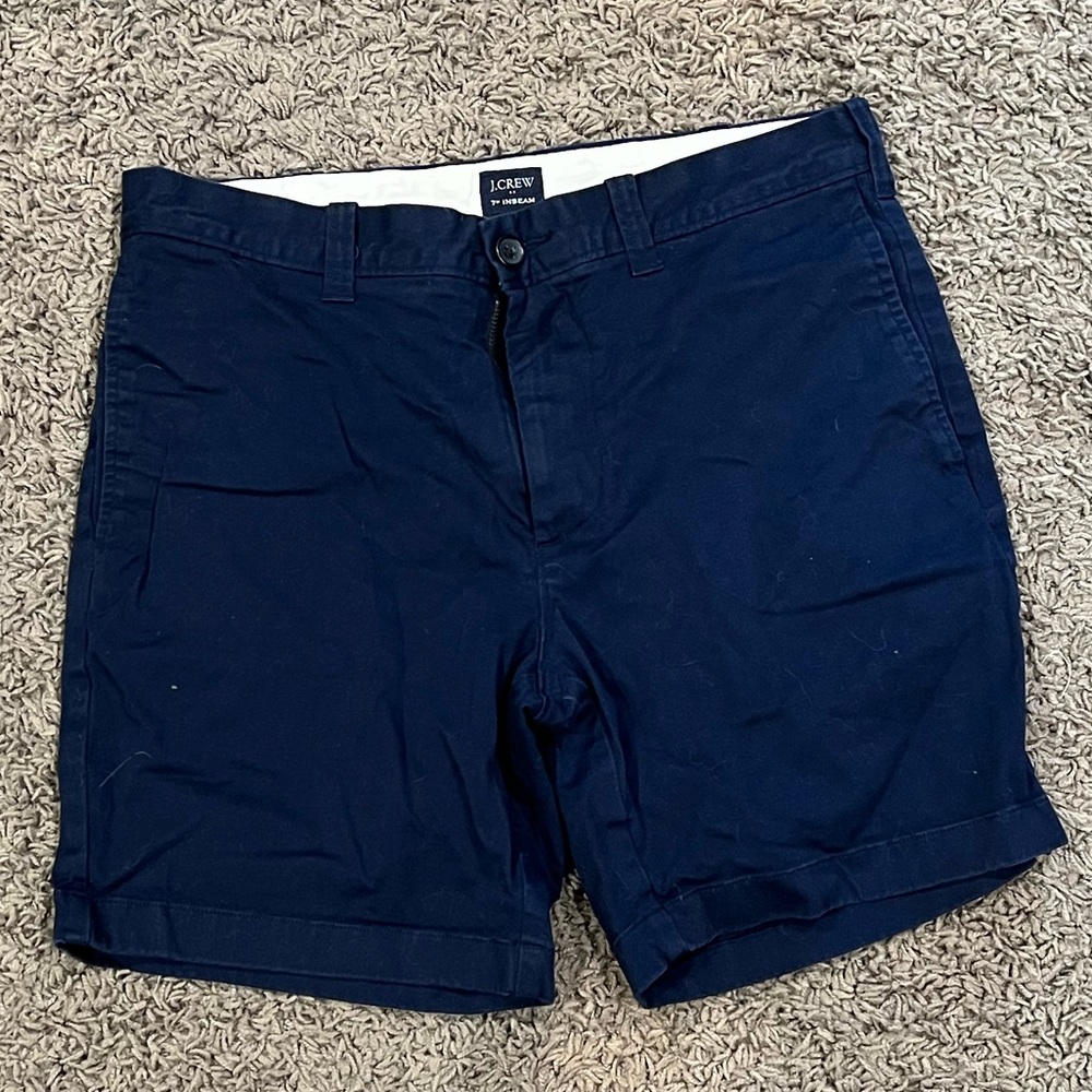 J. Crew Navy Blue Chino Shorts